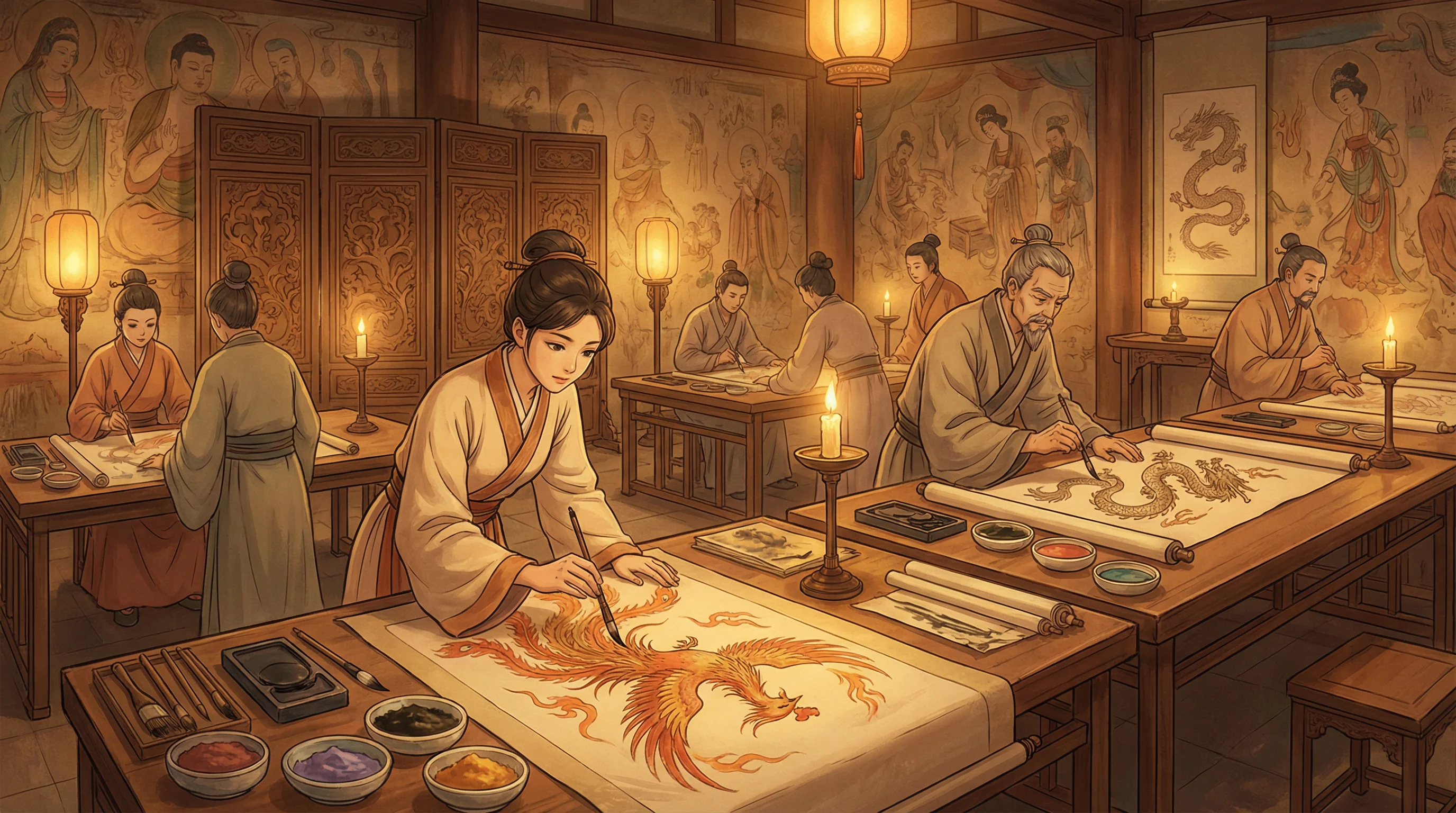 画师入驻 - 慈禧的秘密生活完整 国风动漫画师